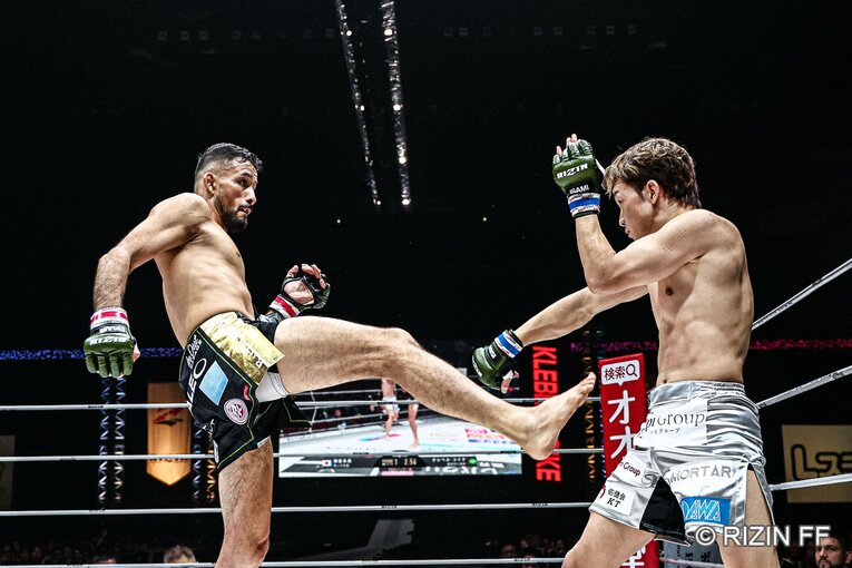 『超RIZIN.4』朝倉未来vs.クレベル・コイケ　©RIZIN FF