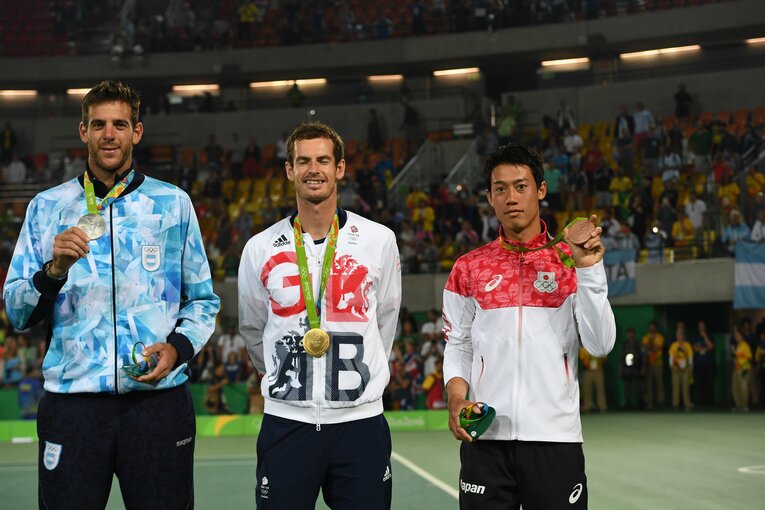 2016年リオ五輪では優勝したマレーに敗れたものの、3位決定戦でナダルを破って銅メダルを獲得した　©Asami Enomoto/JMPA