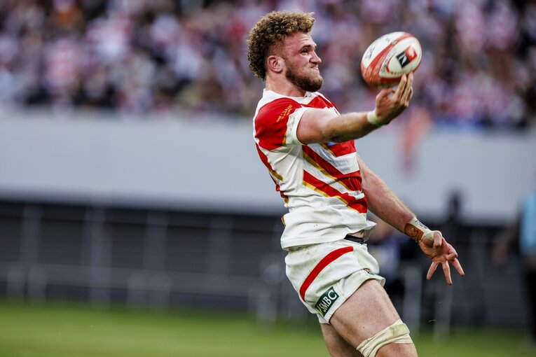 2022年10月、ワーナー・ディアンズがオールブラックス戦で決めた独走トライ【10枚目／全10枚】　©Kiichi Matsumoto