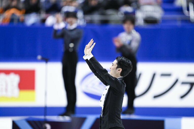 全日本選手権の授賞式　©Asami Enomoto