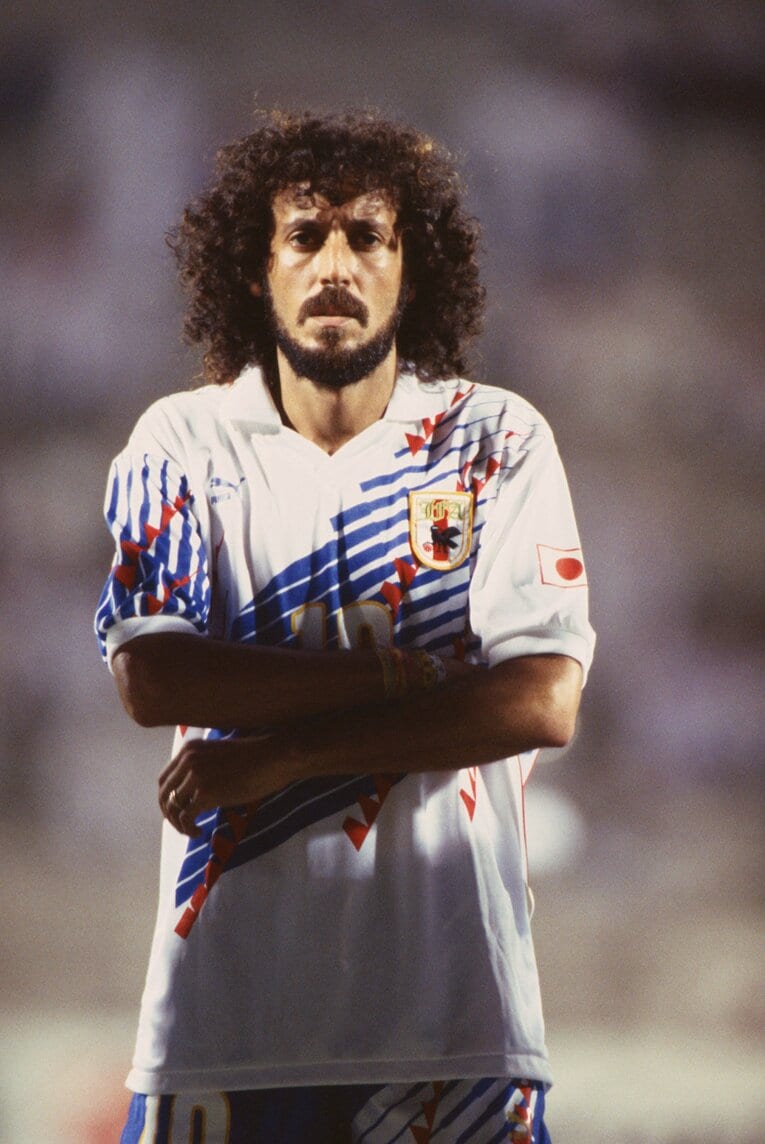 オフト監督と衝突も絶えなかったというラモス瑠偉。個性的なメンバーが戦う集団としてまとまった裏には柱谷の気配りがあった　©︎AFLO