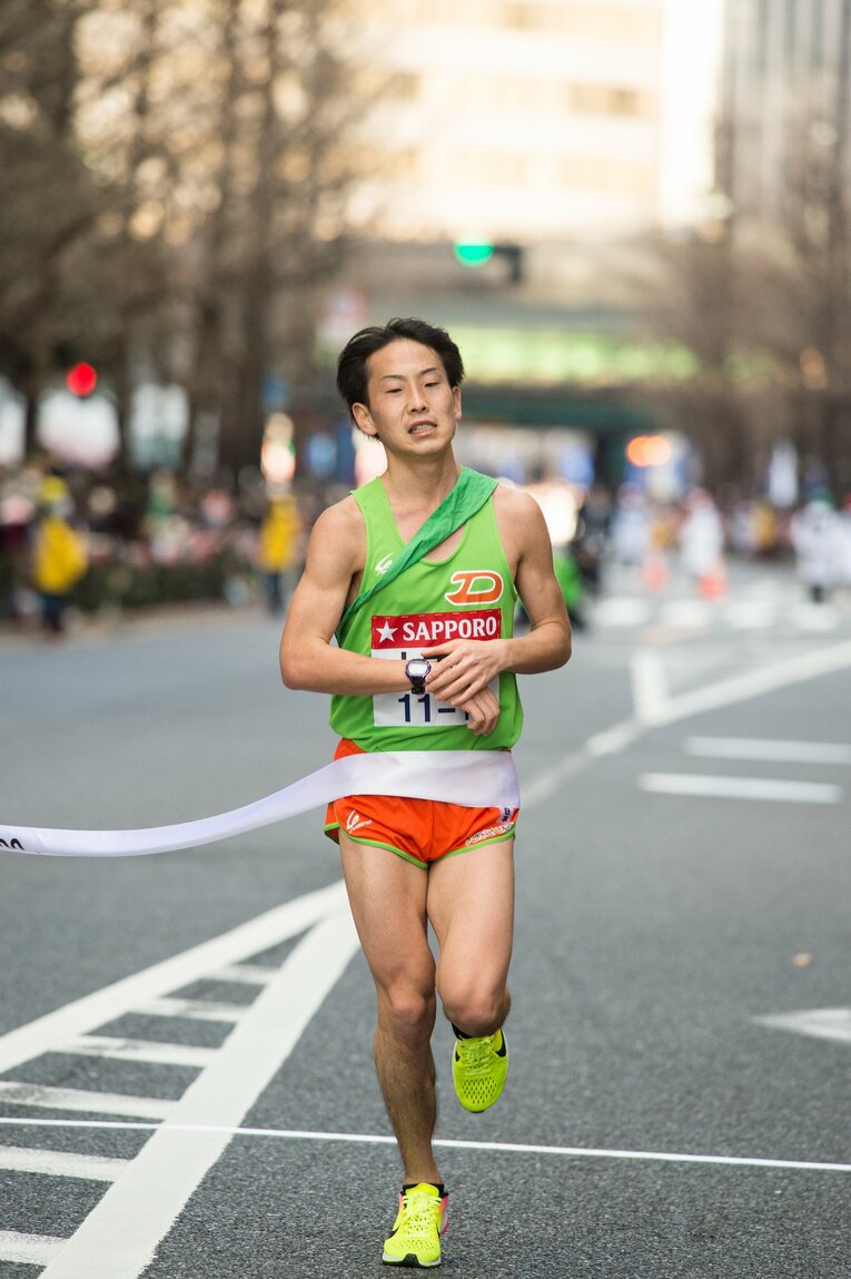 大東文化大3年時、93回箱根駅伝に出走した山本翔馬　©Nanae Suzuki