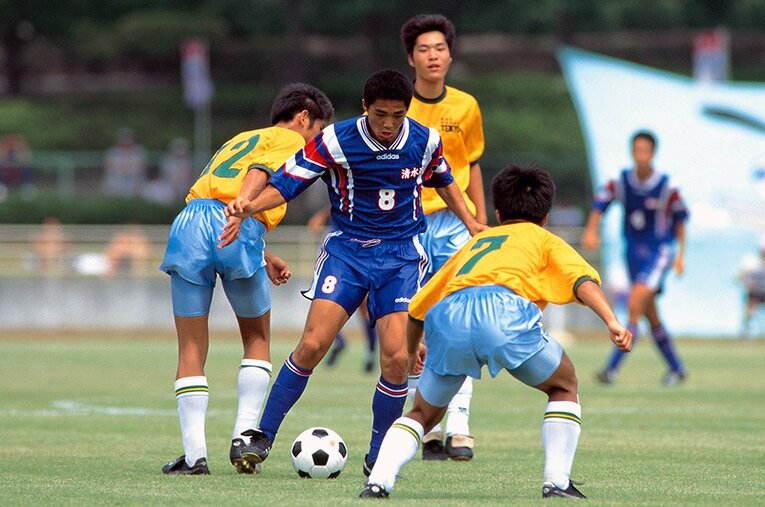 小野伸二／清水商 ／ photograph by Shinichi Yamada／AFLO