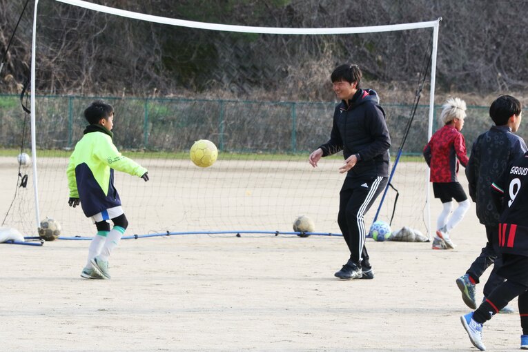 グラウンドは笑顔に溢れていた　©︎Takahito Ando