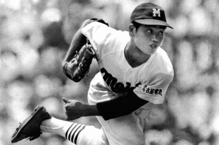 甲子園に通算4回出場している長崎西高だが、今のところ最後に出場した1981年夏には名電高の工藤公康にノーヒットノーランを許してしまった ／ photograph by Sankei Shimbun