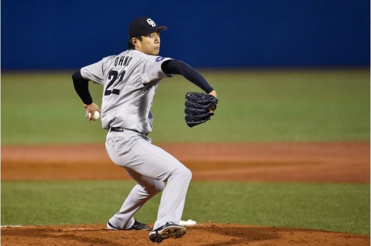 2016年の大野雄大 ／ photograph by Nanae Suzuki