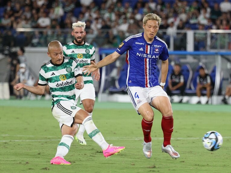 マリノス戦でハットトリックを達成した前田大然　©JIJI PRESS