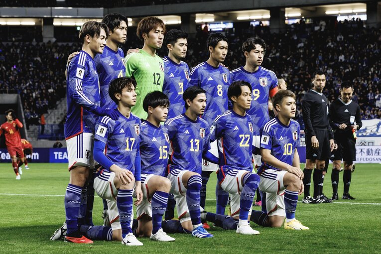 11月16日、W杯アジア2次予選ミャンマー戦のスターティングメンバー　©Kiichi Matsumoto