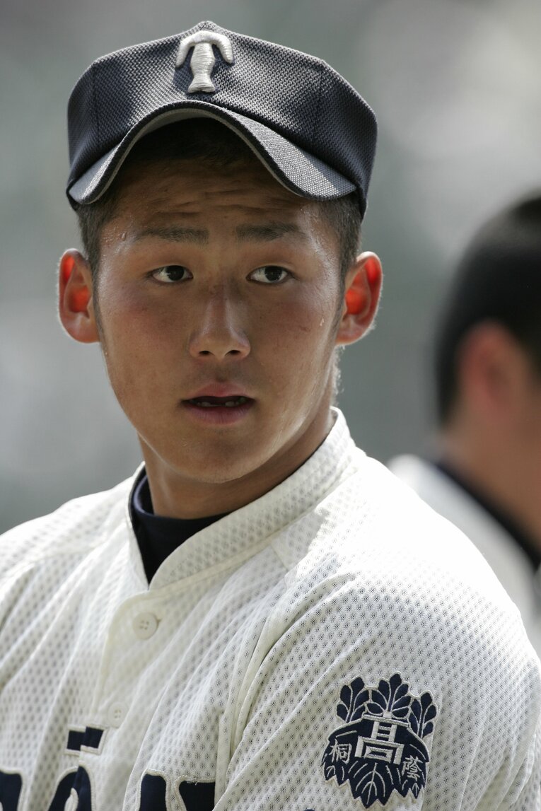 大阪桐蔭時代の中田翔 ©︎Hideki Sugiyama