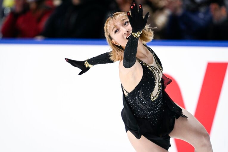 全日本選手権で4連覇を達成した坂本花織　©Asami Enomoto