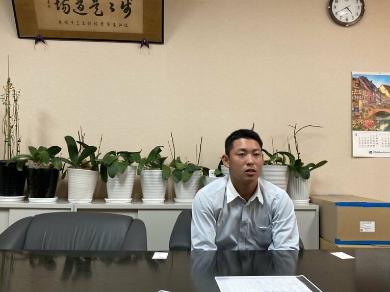 高校時代の山田　©Number Web