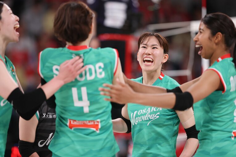 パリ五輪日本代表の林琴奈（25歳）　©︎SV.LEAGUE