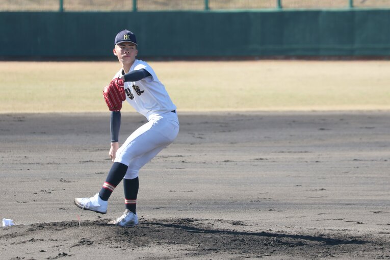 甲子園経験もないため、その実戦力をスカウトがどう判断するかがひとつのポイントでもあった　©Fumi Sawai