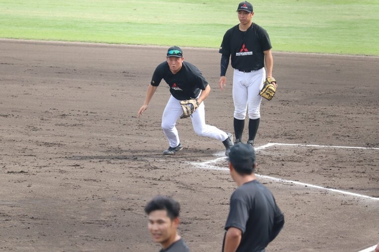 現在の二橋さん。今季から三菱重工East→Westに移籍し、30歳となったいまも現役を続けている　©Genki Taguchi