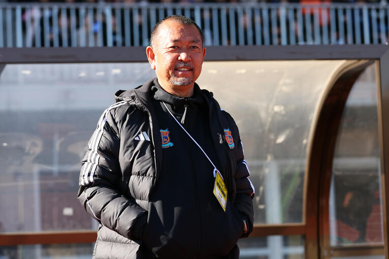 選手たちを信頼し、尊重する山田監督。“壁”を乗り越えるために大久保ヘッドコーチを招聘した　©︎Naoki Morita/AFLO SPORT