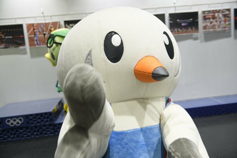 都民の鳥「ゆりかもめ」をモチーフにしたキャラクターの「ゆりーと」　©︎Hirofumi Kamaya