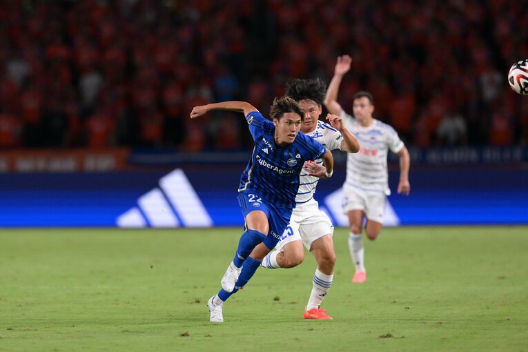 藤本一輝（2024年9月8日ルヴァンカップ準陣決勝・新潟戦）©FCMZ