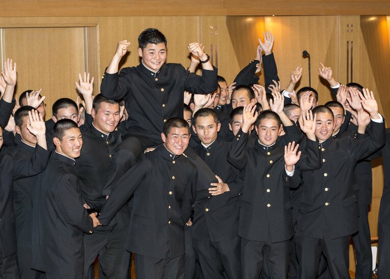 清宮幸太郎は高校生史上最多タイの7球団競合になった。日本ハムが当たりを引いた ©Takuya Sugiyama