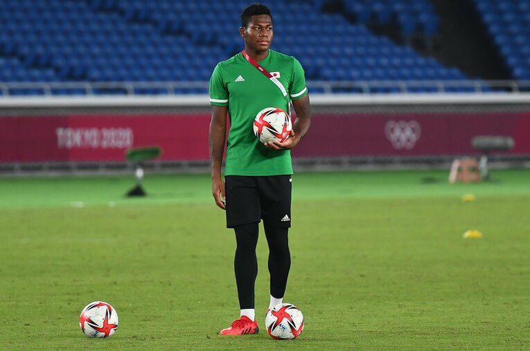 【歴代五輪代表メンバー】東京五輪の鈴木彩艶　©Takuya Kaneko/JMPA