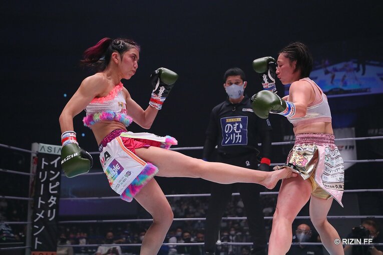 ぱんちゃん璃奈は百花と対戦　©RIZIN FF