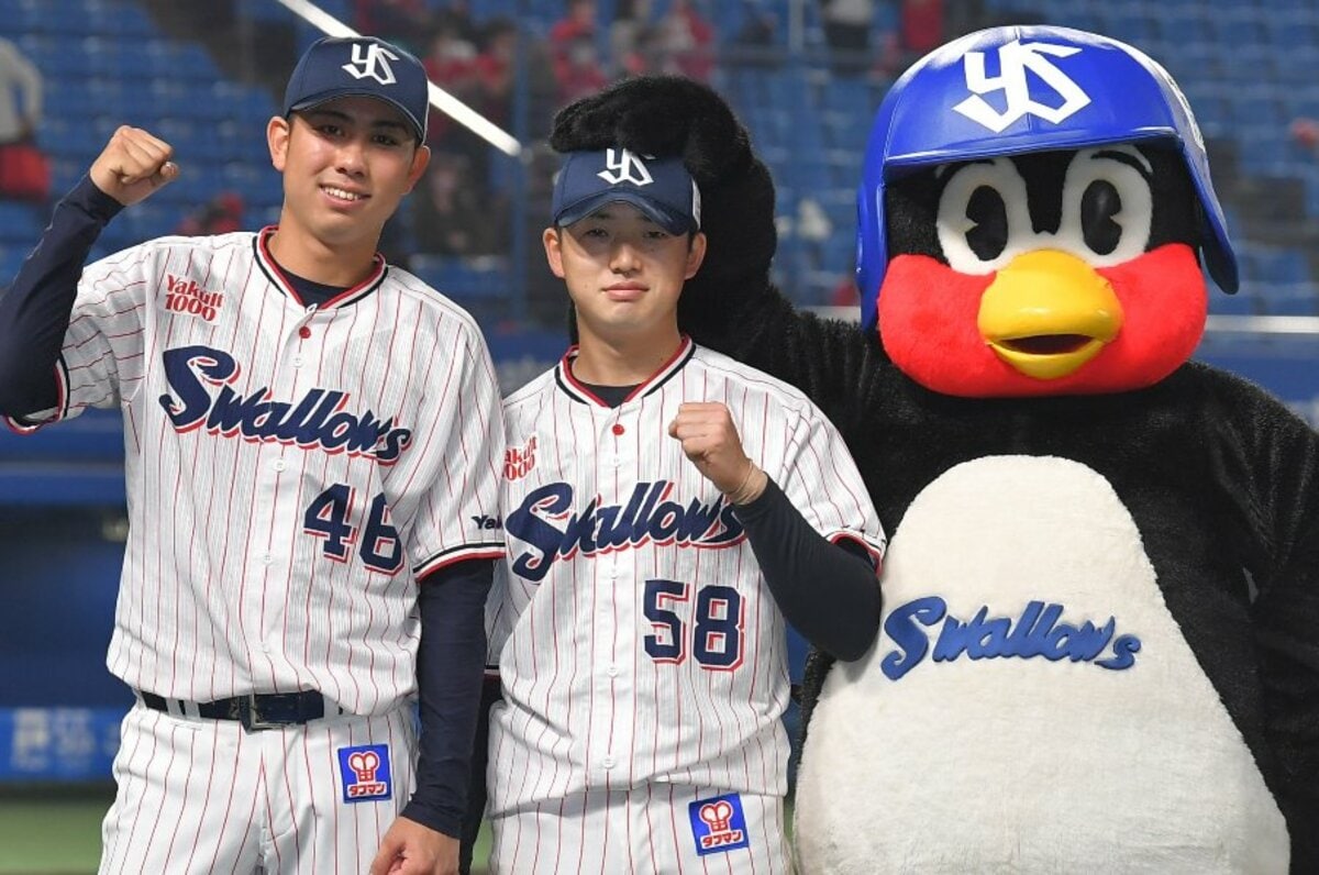 swallows スワローズ 58 長岡秀樹 初ホームラン 記念 ボール長岡