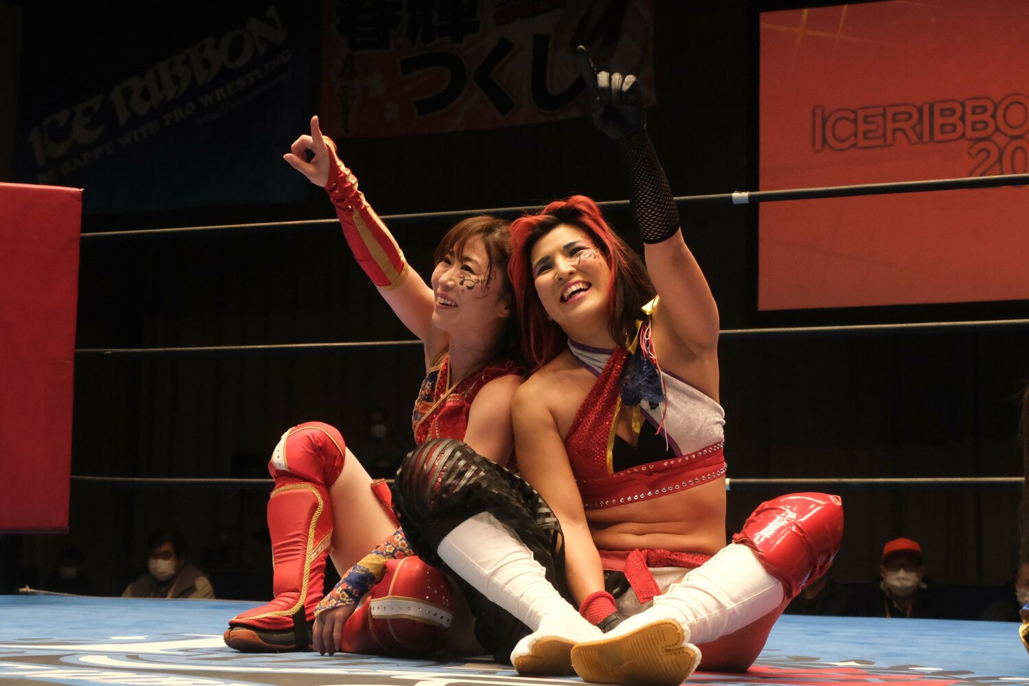 マッスルビーナスとしての試合は8年ぶりだが、コンビネーションは抜群だった