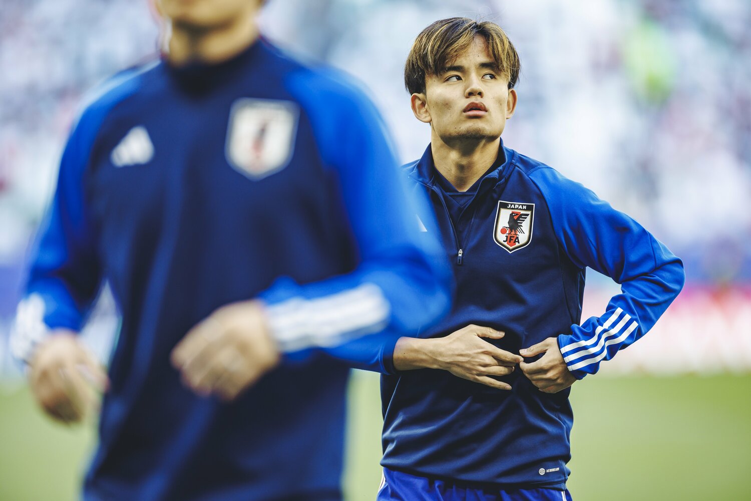 アジア杯メンバーの久保建英や鈴木彩艶はもちろんのこと、鈴木唯人らこの世代のコアメンバーを招集できていない側面がある　©Kiichi Matsumoto
