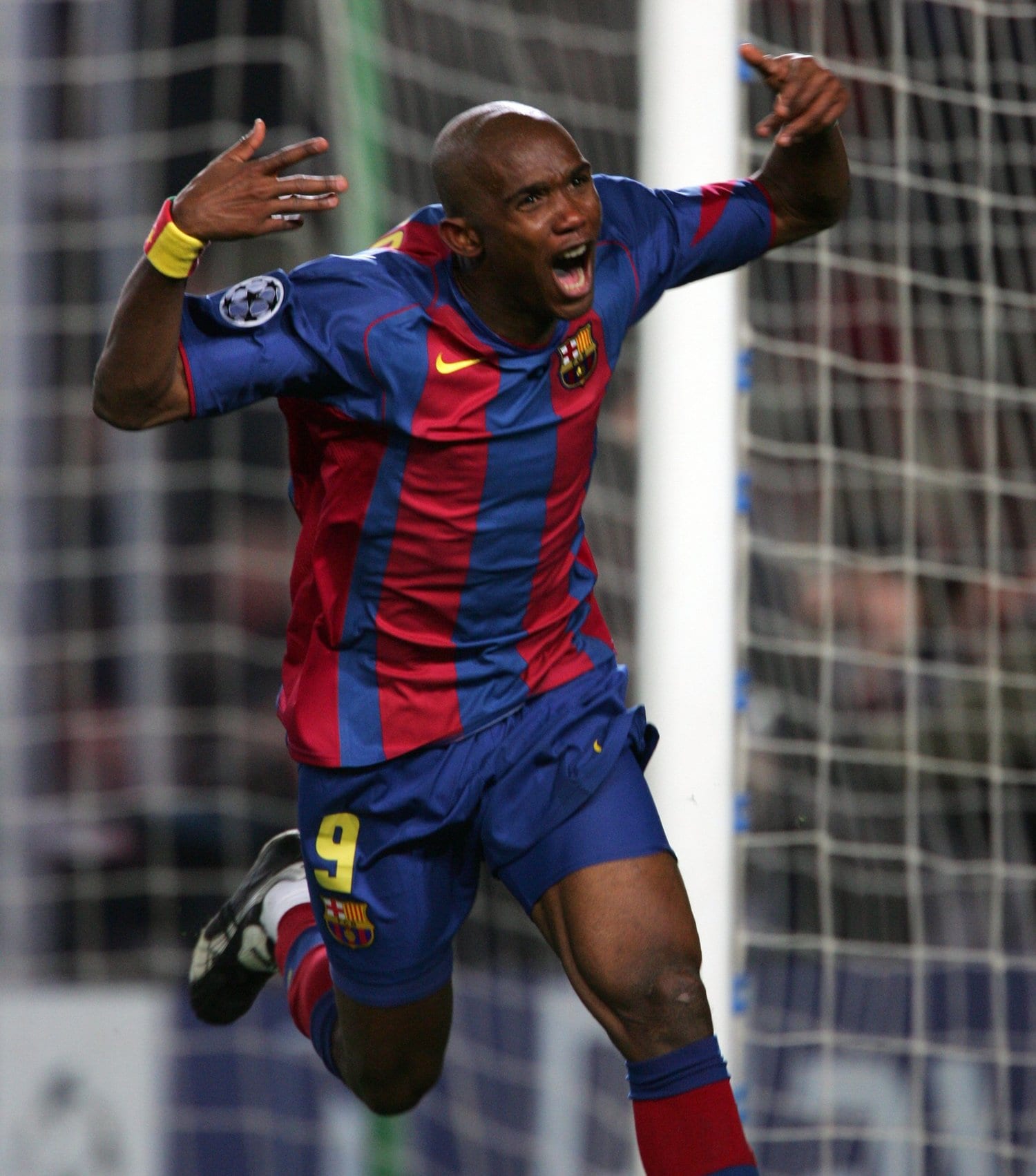 2004-05シーズンのエトー©Takuya Sugiyama