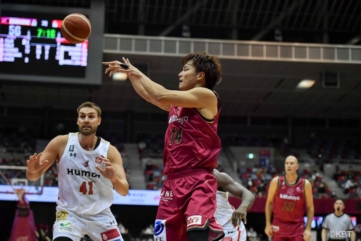 辻直人　(C)KAWASAKI BRAVE THUNDERS