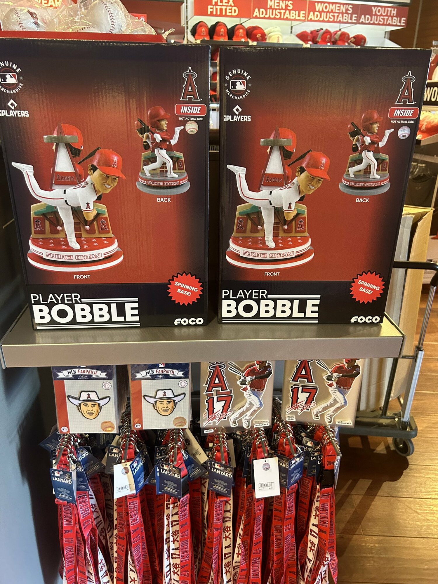 チームストアでの大谷関連グッズ ©Naoyuki Yanagihara