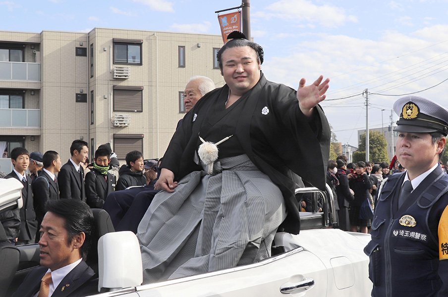 2018年、大相撲の歴史が変わった。押し出しが寄り切りを初めて上回る。＜Number Web＞ photograph by Kyodo News
