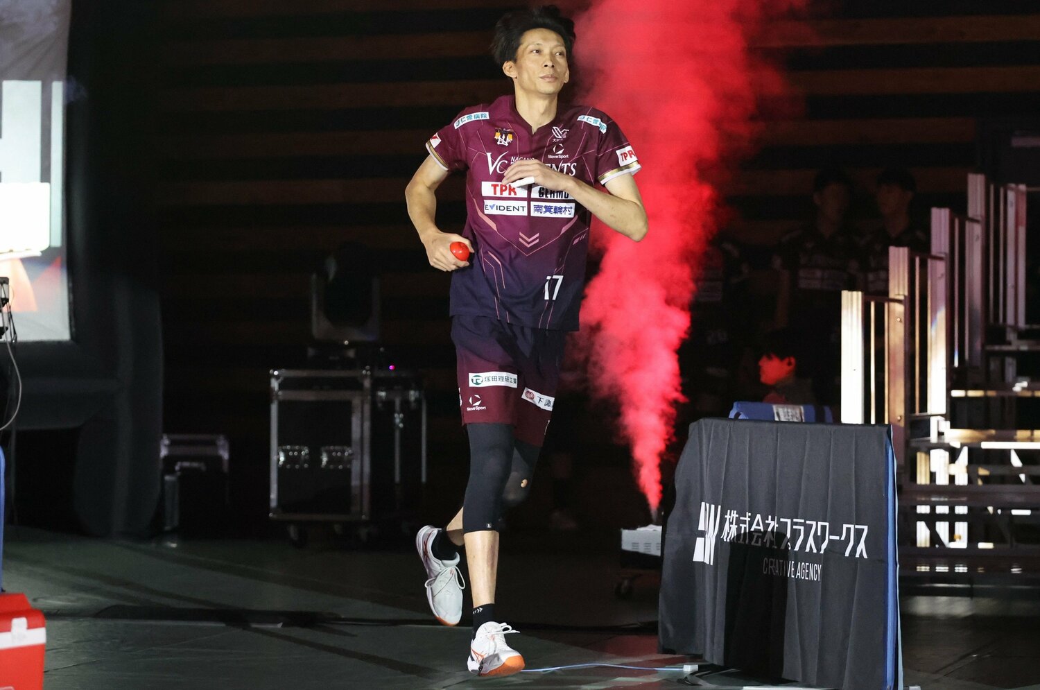 今季からVC長野トライデンツに加入したミドルブロッカー松本慶彦（44歳）。日本代表でも活躍した、SVリーグ最年長のレジェンドだ　©︎SV.LEAGUE