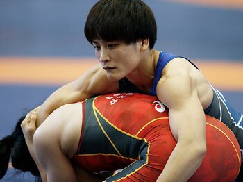 女子レスリングの死闘が始まる……。東京五輪へ向けた競争がスタート！＜Number Web＞ photograph by Naoki Morita/AFLO SPORT