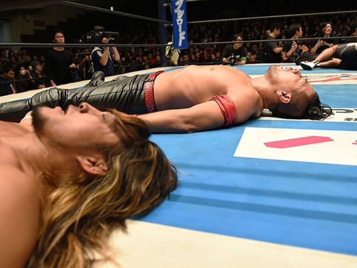 中邑真輔、万感の新日本ラストマッチ！そこではいろんなドラマが起きていた!!＜Number Web＞ photograph by Essei Hara