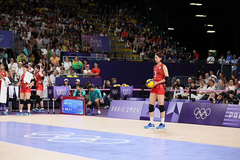 古賀紗理那（パリ五輪） ／ photograph by Kaoru Watanabe/JMPA