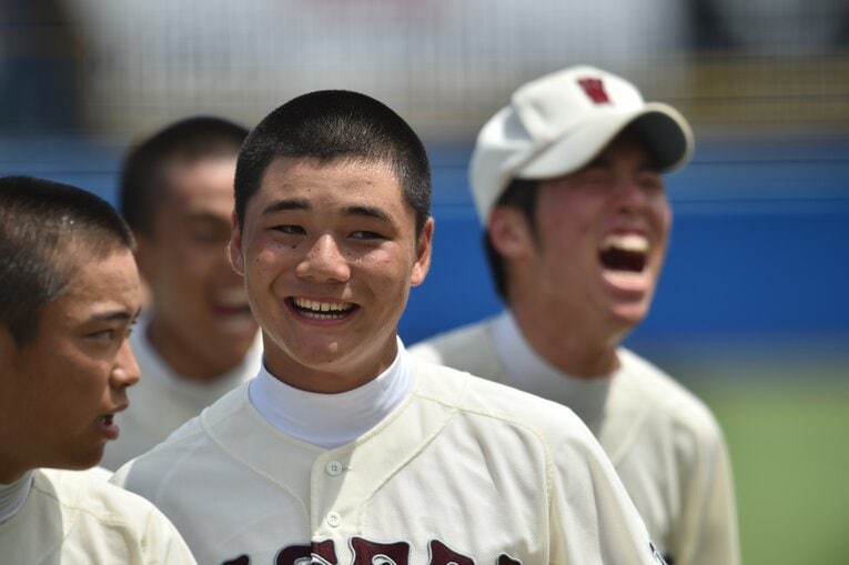 当時１年生の清宮。2015年夏の高校野球・西東京都大会準決勝　早稲田実業×日大三　©︎Hideki Sugiyama　