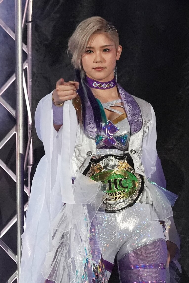 GHC女子王者の天麗皇希　©Essei Hara