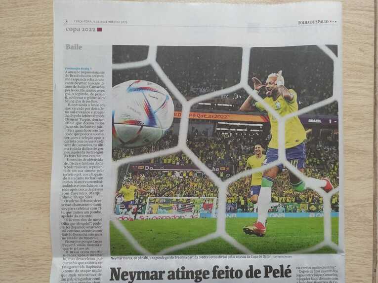 クロアチア戦後の報道　©Hiroaki Sawada