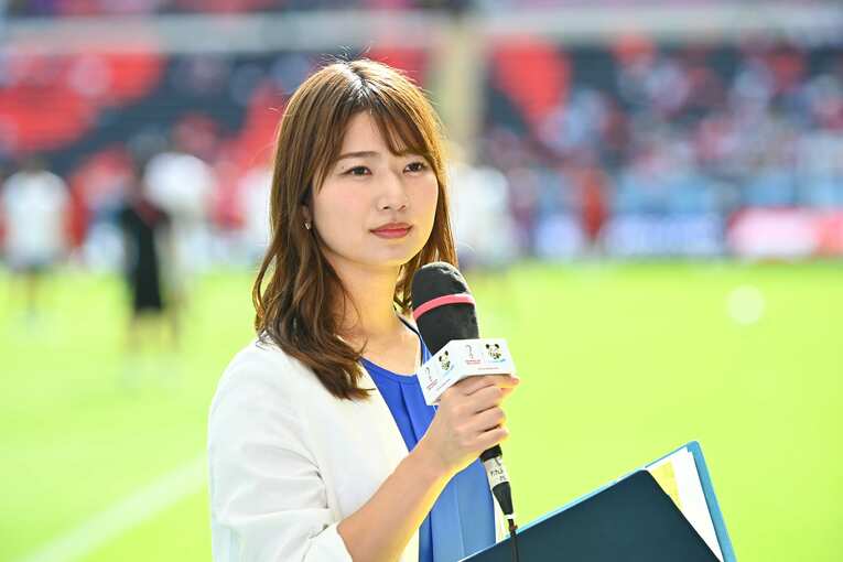 安藤萌々アナウンサー　©Takuya Kaneko/JMPA