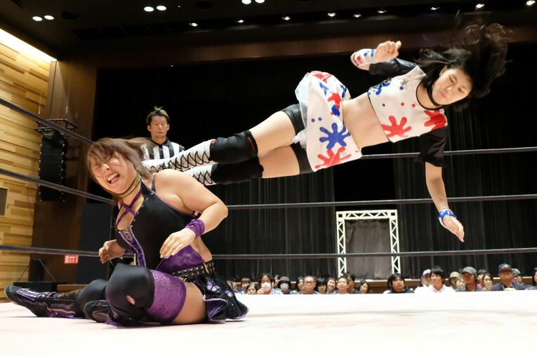 レスラー時代の黒崎セラ（YUMI）