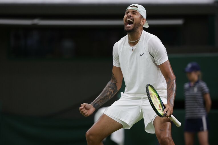 世界ランク5位のチチパスを破り、4回戦に進出　©Hiromasa Mano