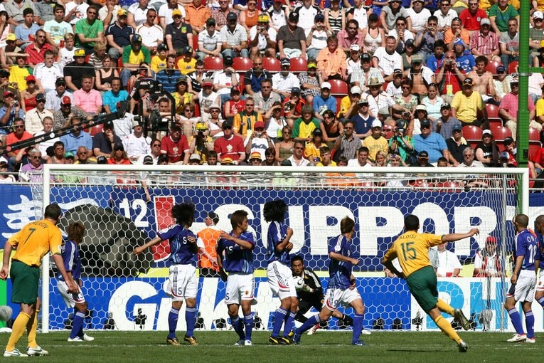 ドイツW杯オーストラリア戦　©JMPA