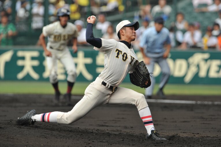 東洋大姫路時代の原樹理　©Hideki Sugiyama