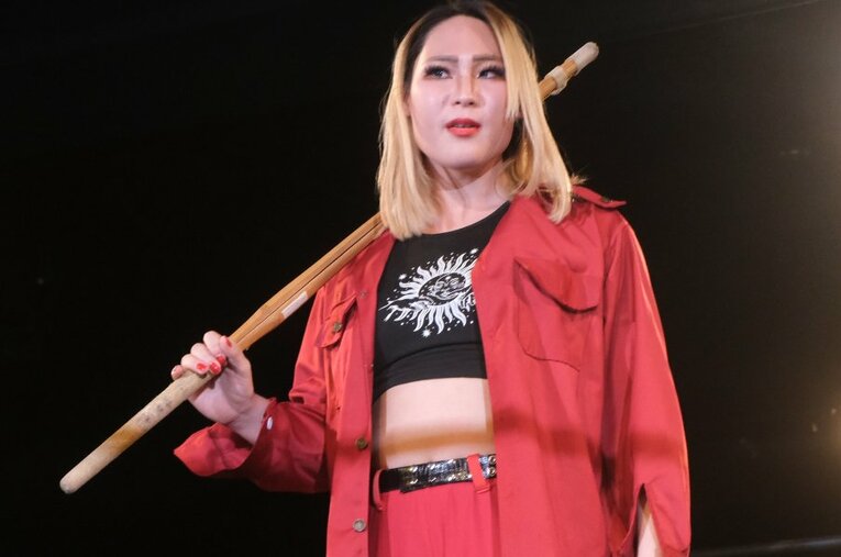 2024年1月に「壮行試合」にて初勝利をあげたエチカ・ミヤビ。その後タイで性別適合手術を行った ／ photograph by Norihiro Hashimoto