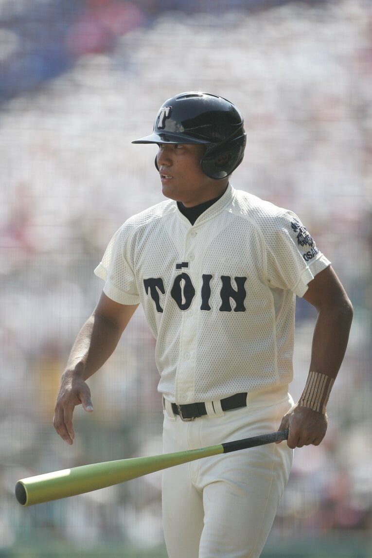 大阪桐蔭時代の平田良介　©BUNGEISHUNJU