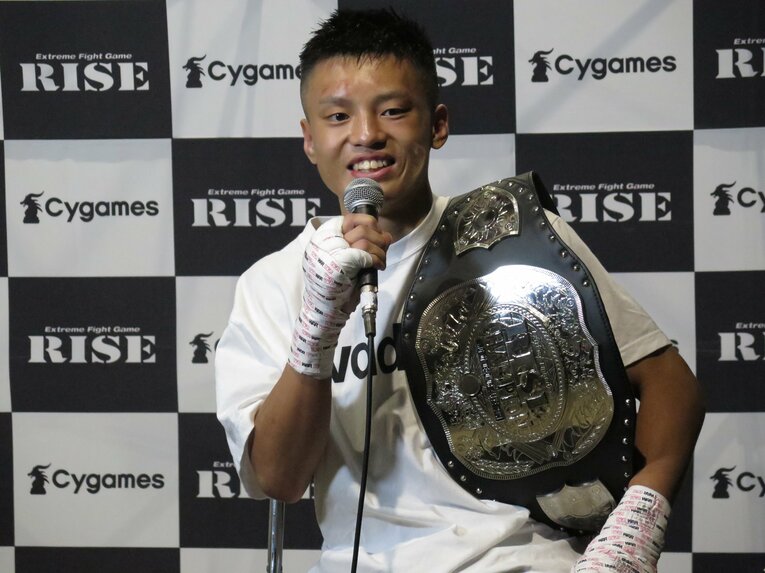 昨年9月、風音はRISEの『DEAD OR ALIVEトーナメント』で下馬評を覆し優勝を果たした　©Koji Fuse