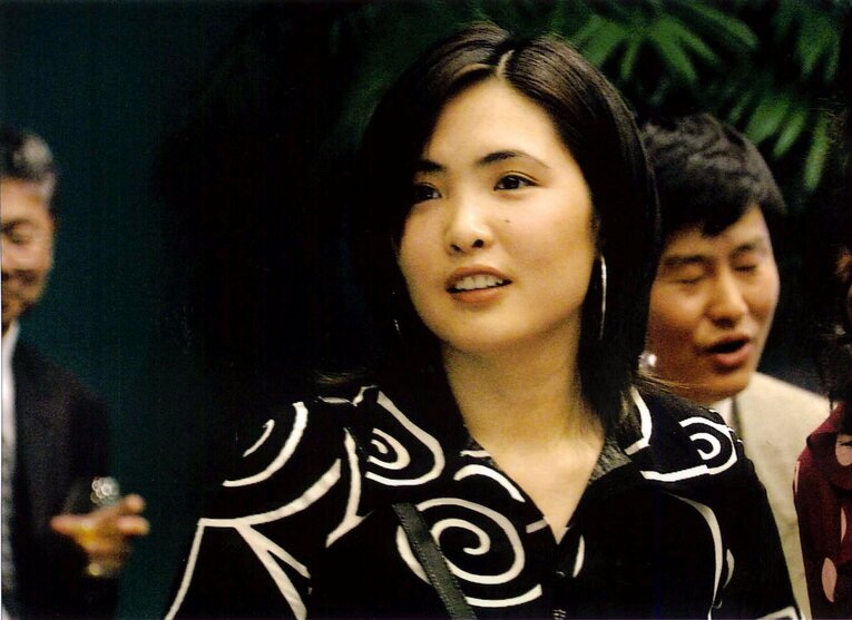 朝青龍の元夫人　©JIJI PRESS