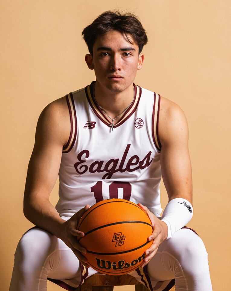 ボストン大でプレーするテーブス流河（20歳）　©︎Boston College Athletics