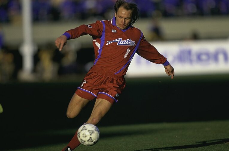 鹿島時代のアルシンド。54歳になった今、どうしている？ ／ photograph by Kazuaki Nishiyama