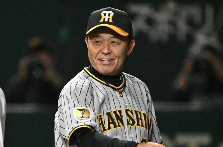 2023年、阪神を38年ぶり日本一に導いた岡田彰布・前監督　©Hideki Sugiyama